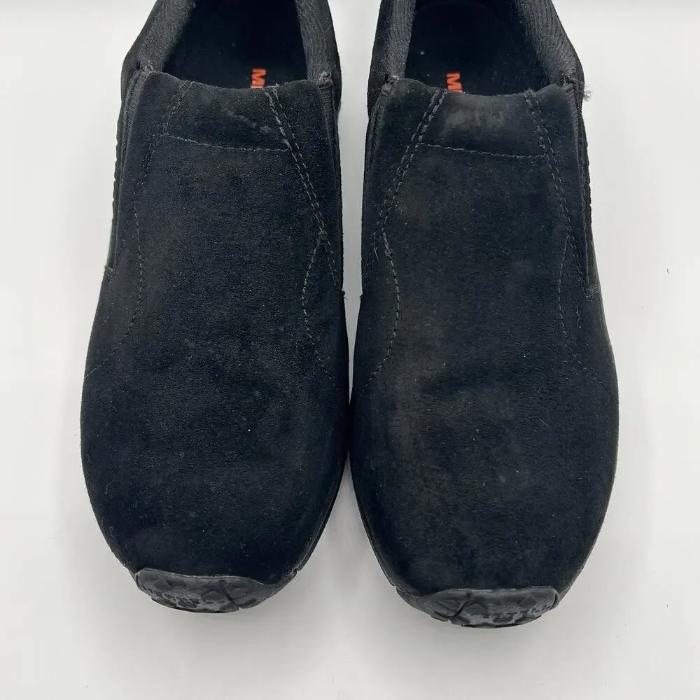 Merrell Jungle Moc Slip On Shoes Black Suede Casual Outdoor Men’s Size 9 J60825